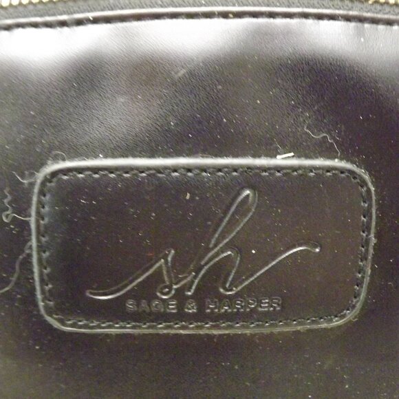 Sage & Harper Luxe Black Backpack – NEW! Retail $129 main image 7